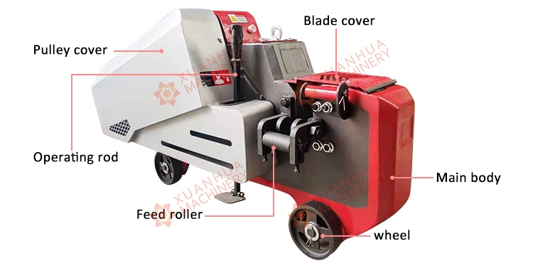 380V Very Popular Cheap Threaded Rebar Cutter Diesel Steel Bar Cutter