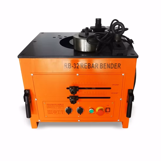 Cintreuse de barres en acier portative, machine à cintrer les barres les plus vendues